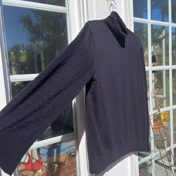 COS Swiss Dot Wool Turtleneck Sweater - Picture 5 of 7